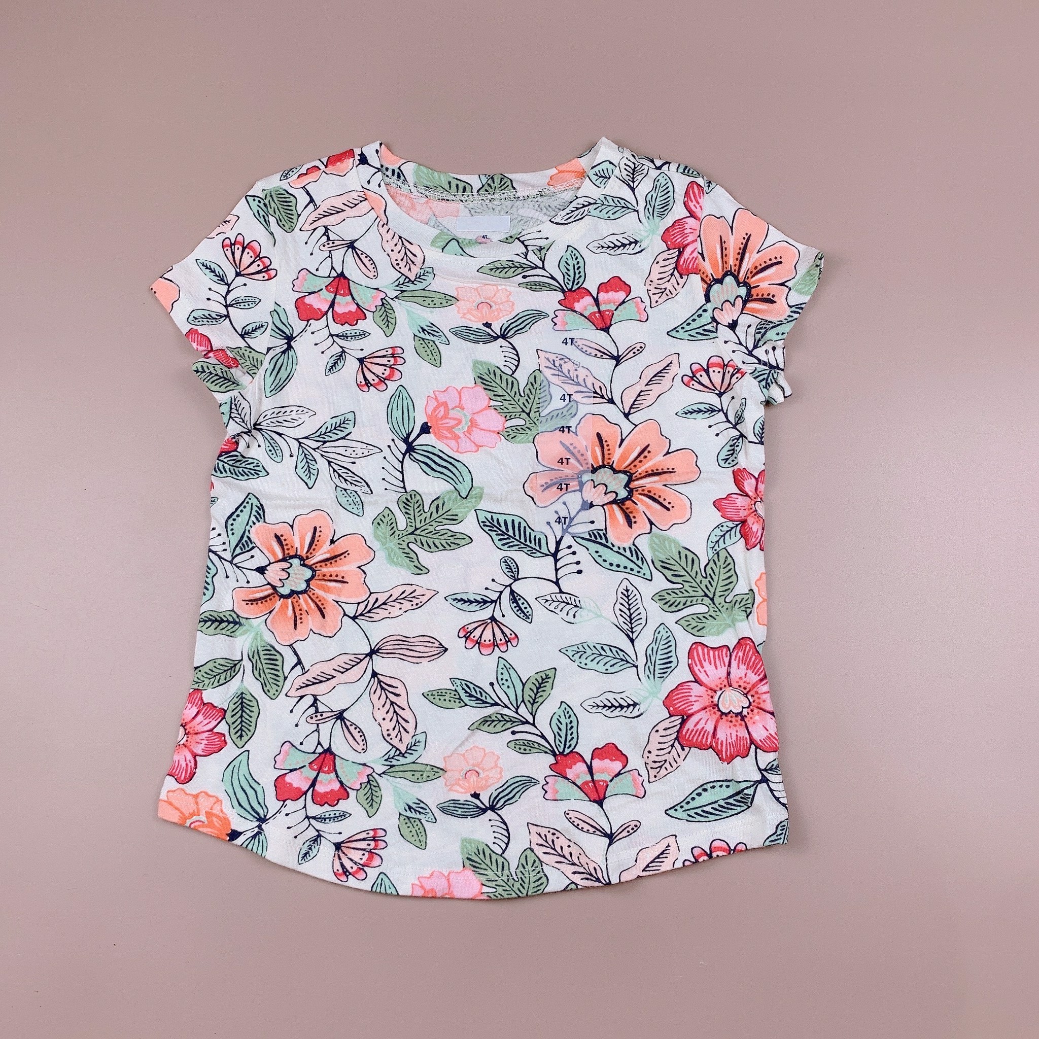 Áo cotton Oldnavy BG 1-5y - họa tiết hoa