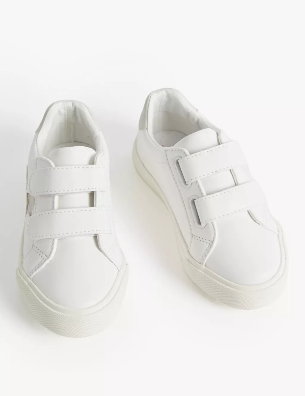 Giày M & S quai dán màu trắng ngôi sao size 4 - 13 ( UK )