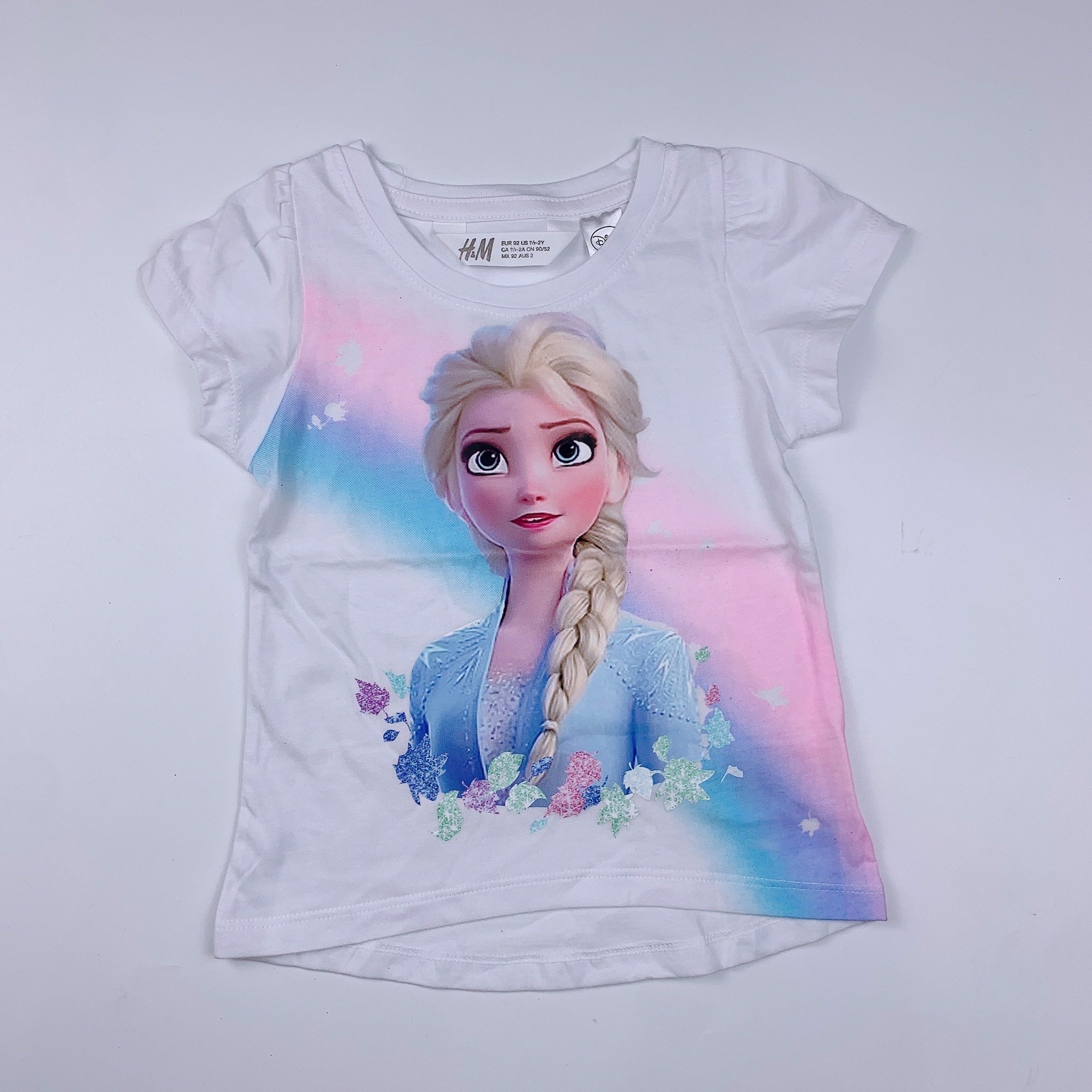 Áo cotton HM Elsa nhiều hình BG 2-10y