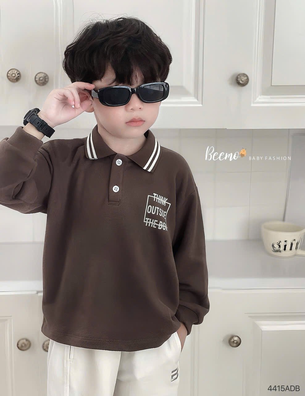 Áo da cá Beemo cổ đức Think Outside The Box 3 màu size 80 - 130
