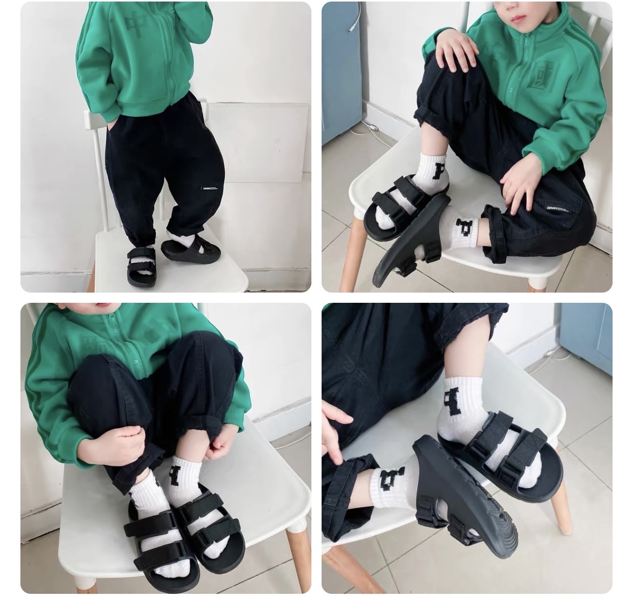 Dép quai ngang Mario 4 màu BTBG size 24-34
