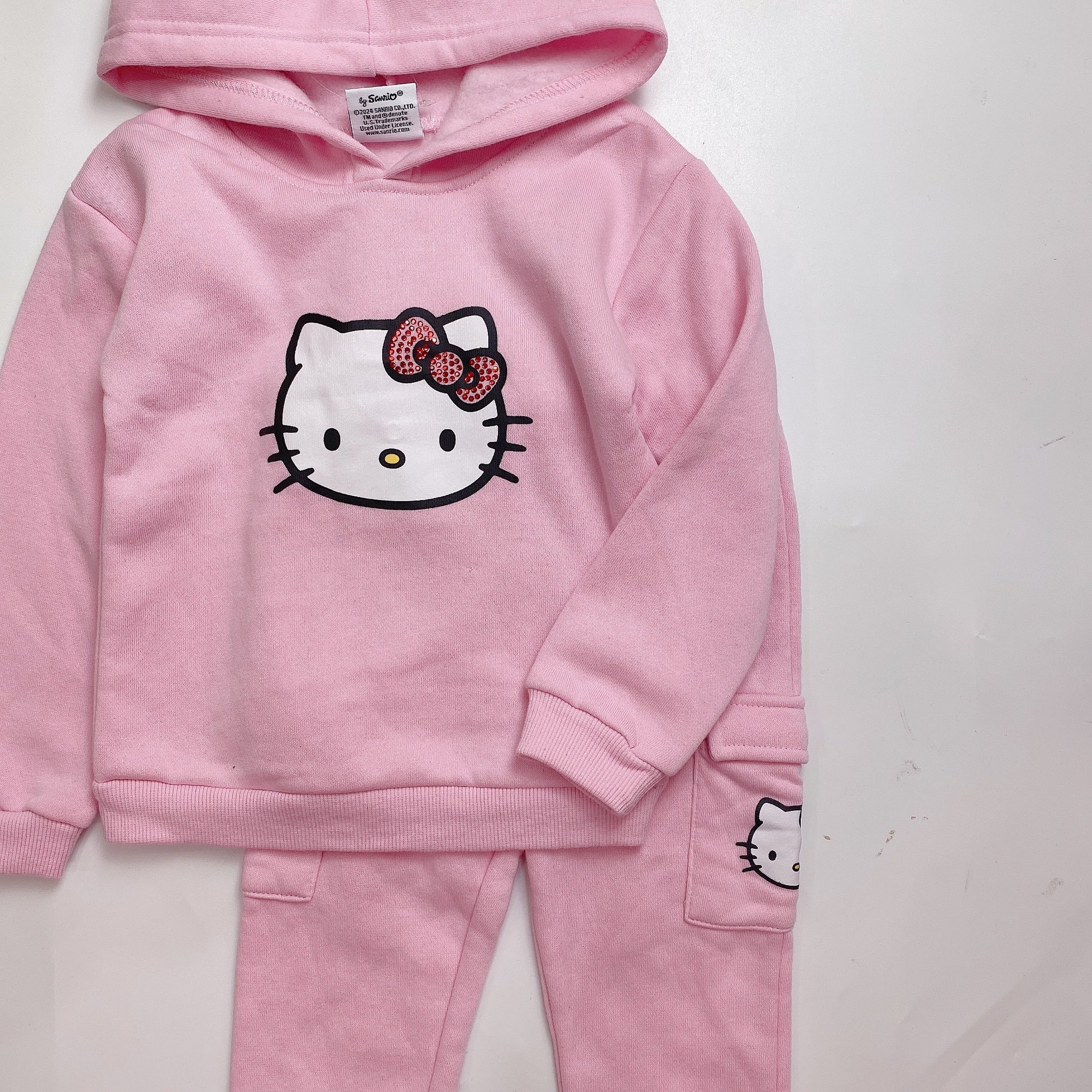 Bộ nỉ Hello Kitty dư xịn nhiều màu bé gái size 1-12y