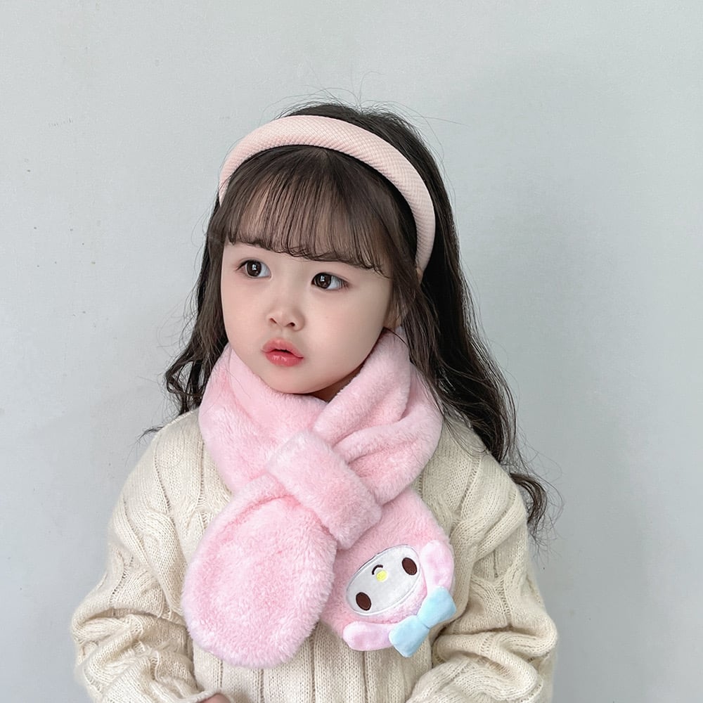 Khăn lông quàng chéo Kuromi / Melody / Kitty / Cinamonrol Bé gái