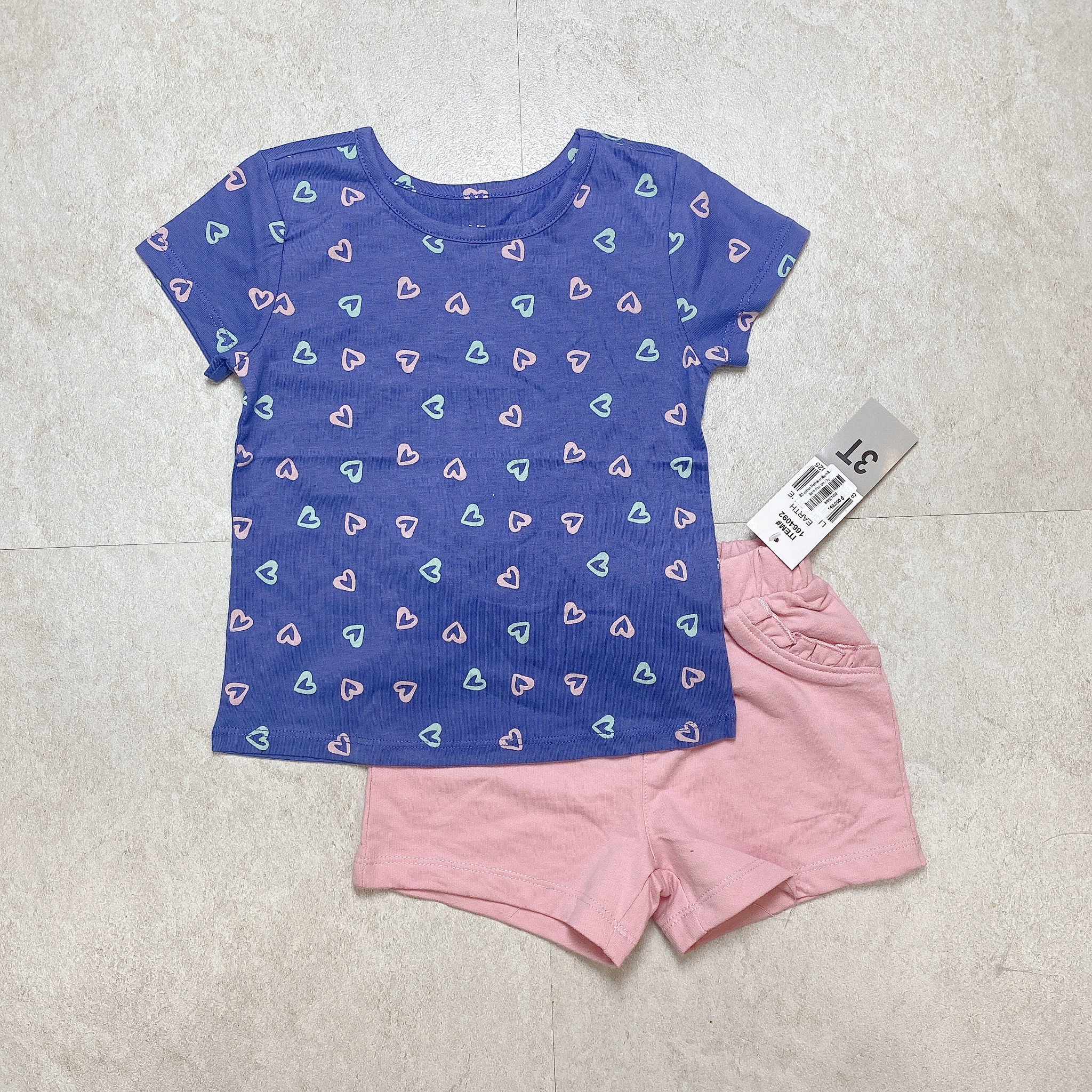 Bộ cotton Pekkle nhiều mẫu Bé Gái size 3y / 4y / 5y