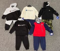 Bộ Champion nỉ bông nhiều màu 1-7y BT