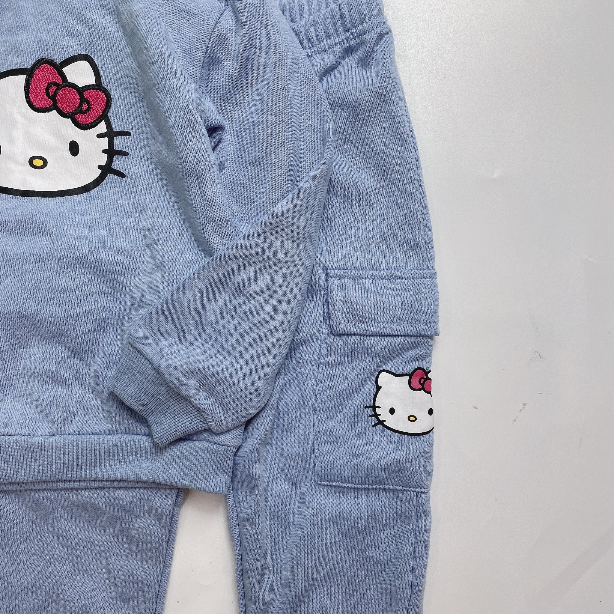 Bộ nỉ Hello Kitty dư xịn nhiều màu bé gái size 1-12y