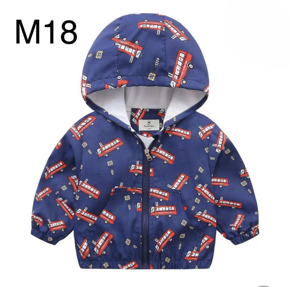 2024 - Áo gió lót cotton Ravedye Bear nhiều hình Bé Trai size 100 - 140