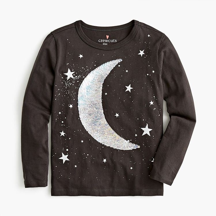 Áo cotton Crewcuts kim sa / nhũ nhiều hình size 5 - 14y - Bảng màu 2