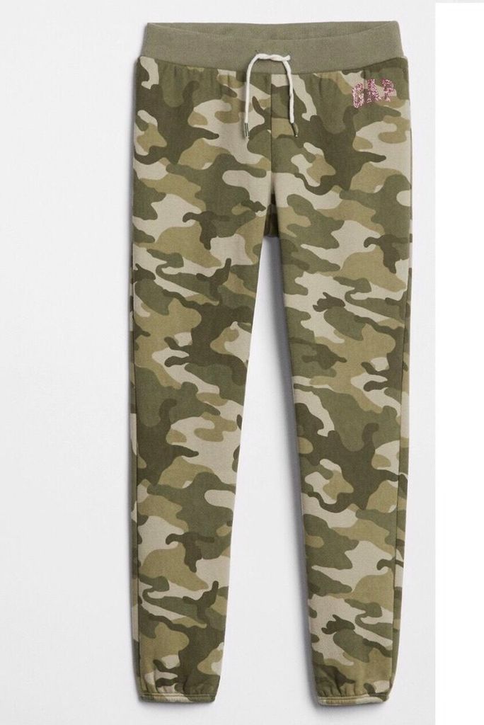 Quần nỉ bông jogger Gapkids BG - Zanzi rêu