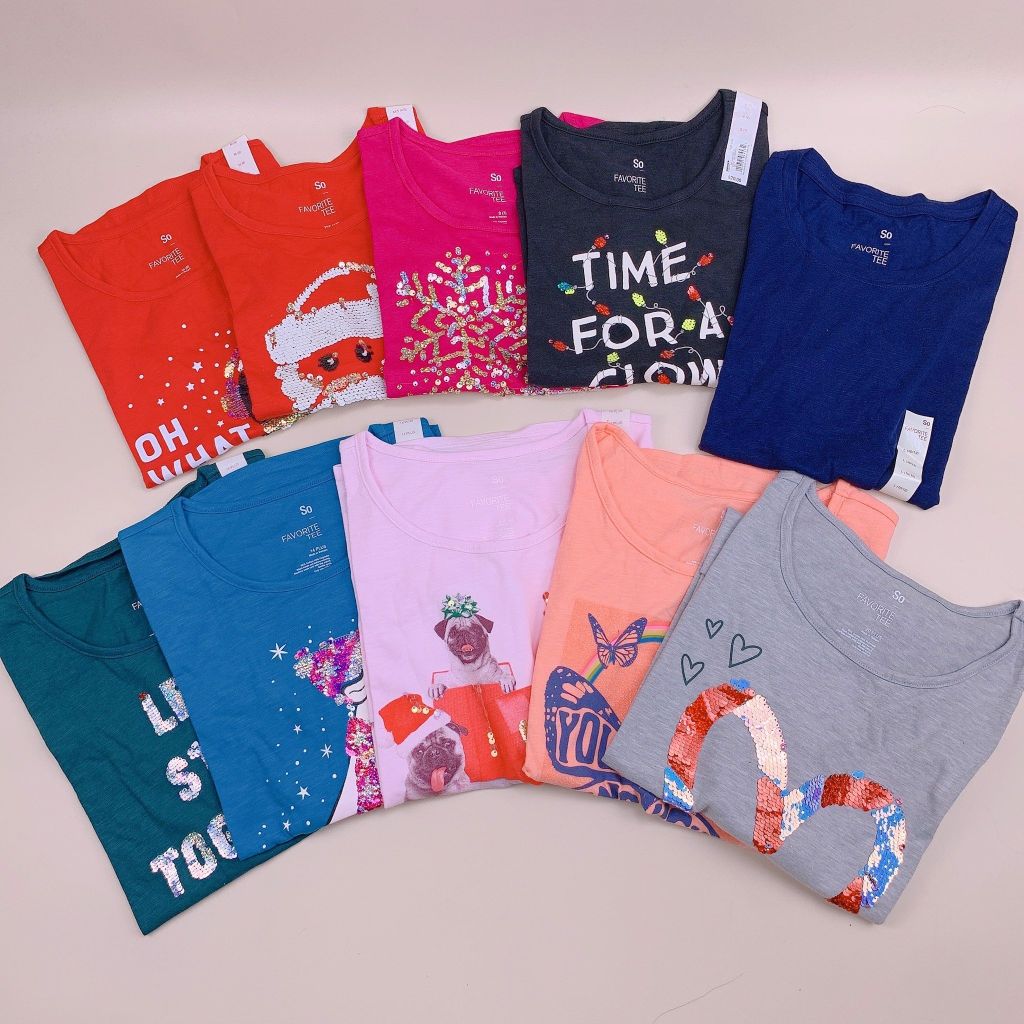 Áo cotton SO dòng đại BG (1 số đính kim sa)