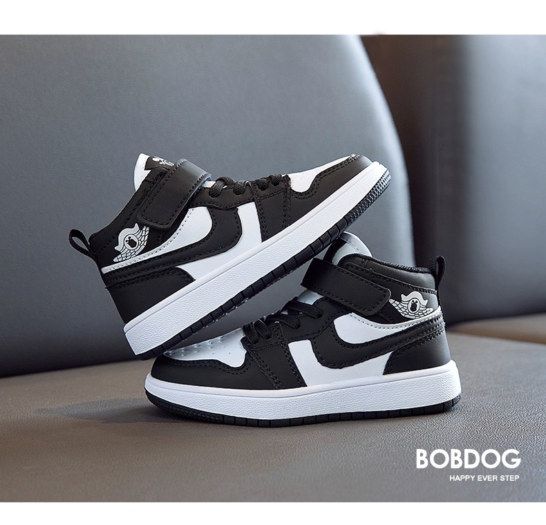 989012 - Giày Bobdog cao cổ 2 màu xanh/đen size 27-38
