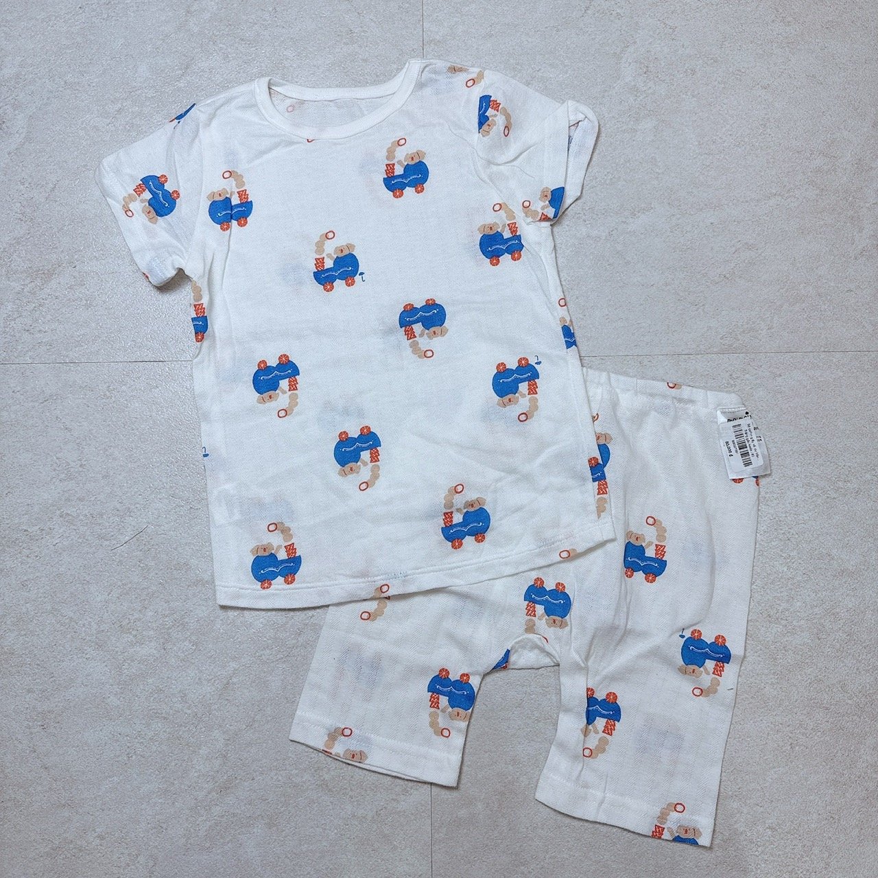 Bộ cotton giấy vải dư Hàn nhiều hình cho bé size 80 - 130