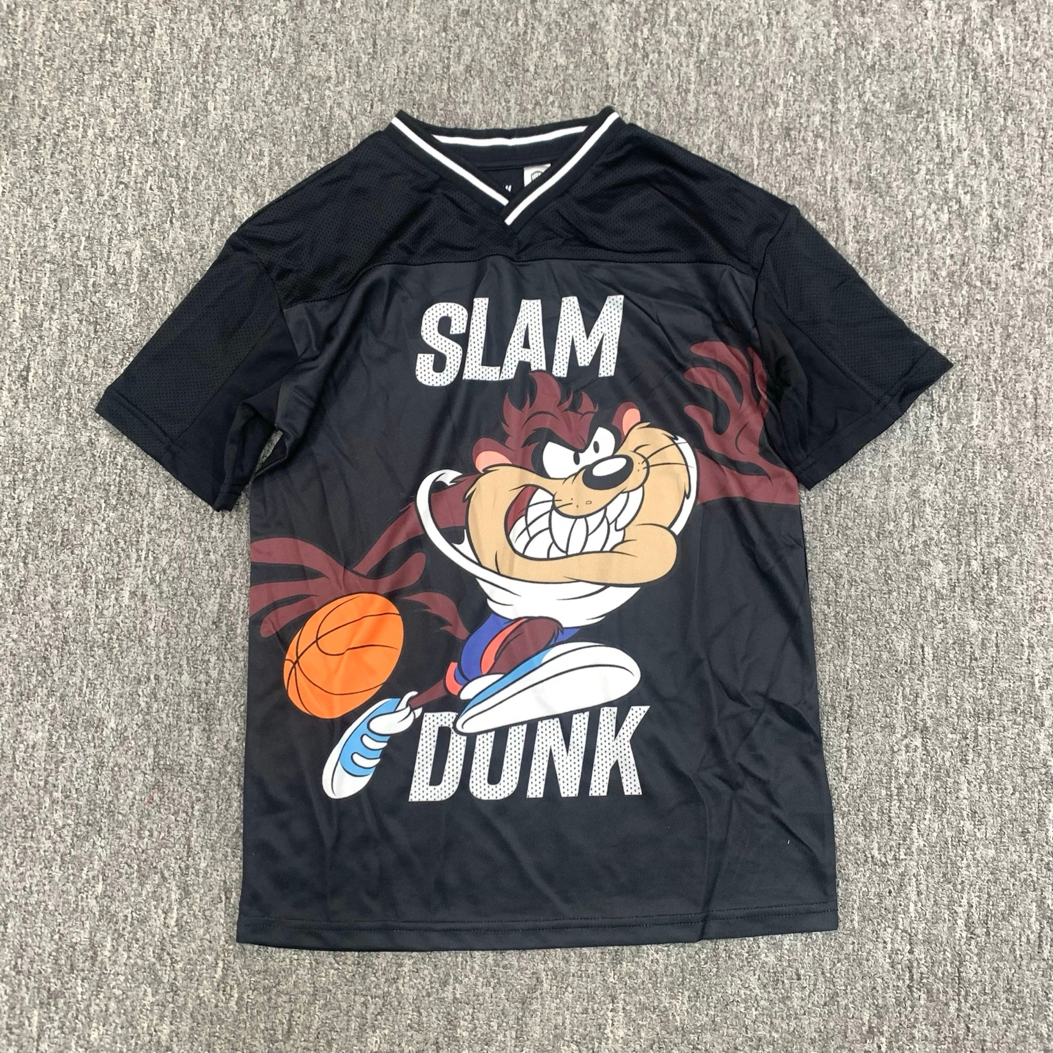 Áo thể thao cổ tim HM màu đen Slam size 2 - 8y