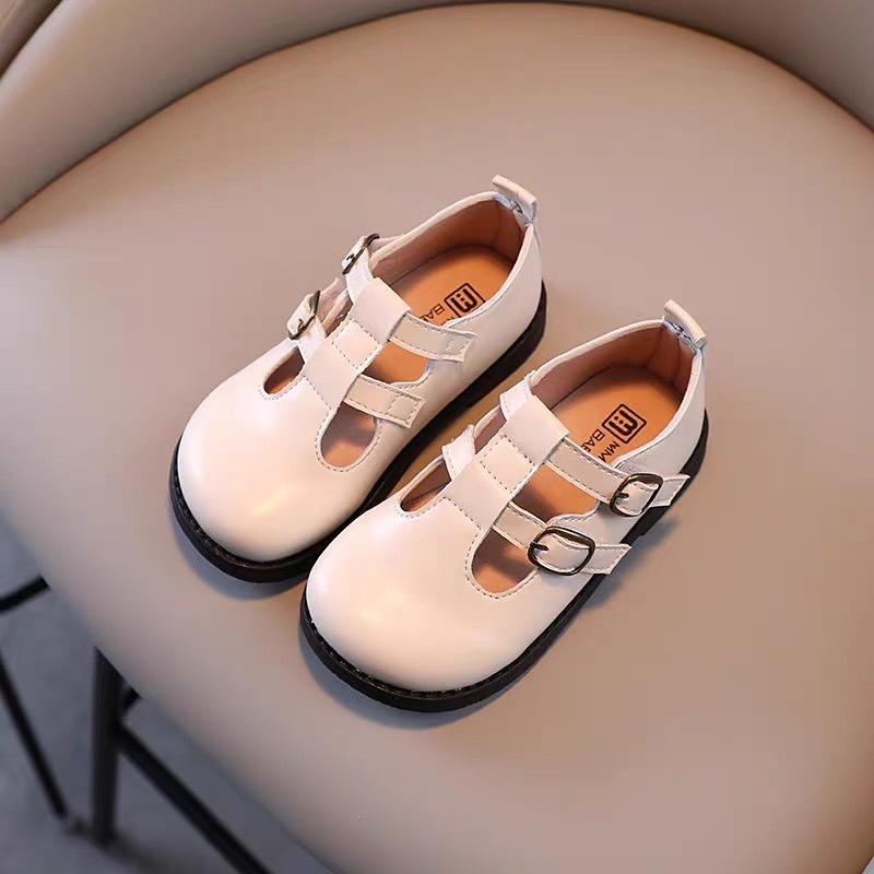 V735 - Giày MG Baby hai quai ngang 3 màu size 21-30