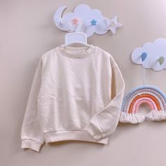 Áo nỉ bông Topten màu kem trơn