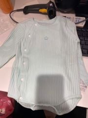 Body chíp thun tăm xuất Hàn Absorba xanh mint ngực sao
