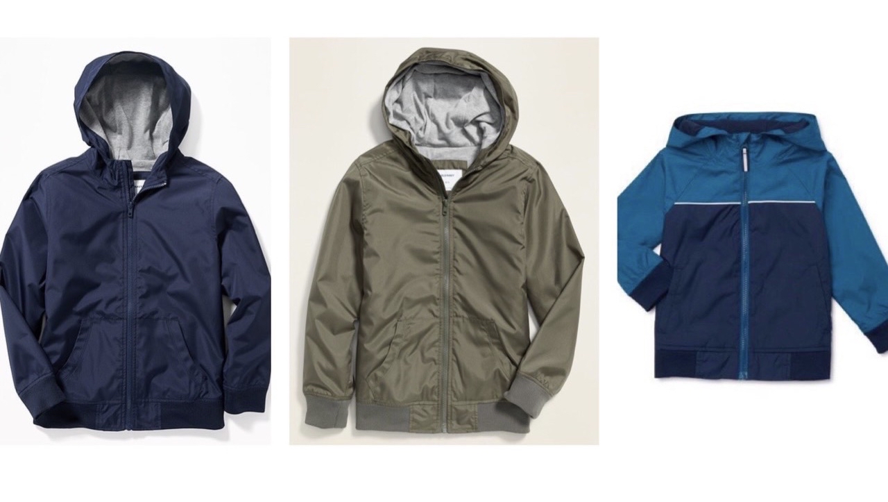 Áo gió Oldnavy, W.N lót cotton 3 màu BT