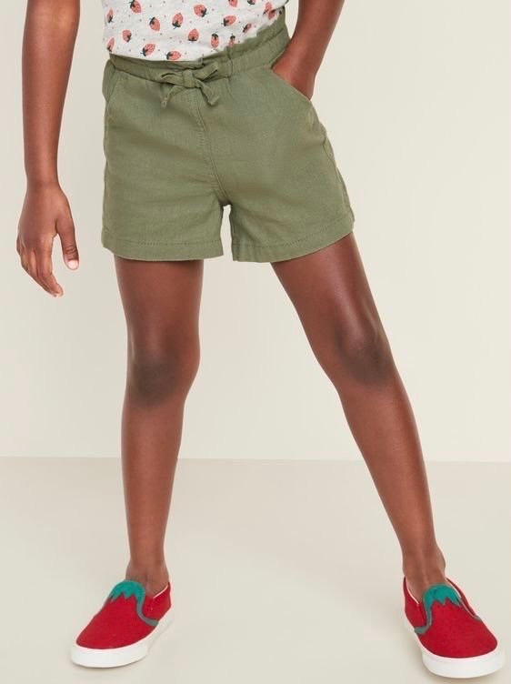 Quần short đũi Oldnavy màu rêu BG