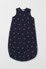 Túi ngủ chần bông HM màu navy hình mỏ neo
