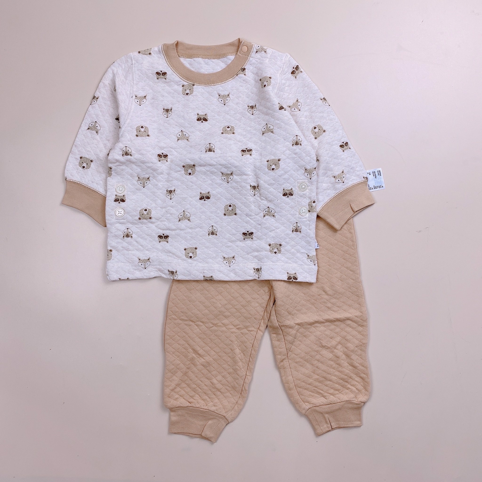 Bộ nỉ trần bông Uniqlo nhiều hình Bé trai size 80 - 120