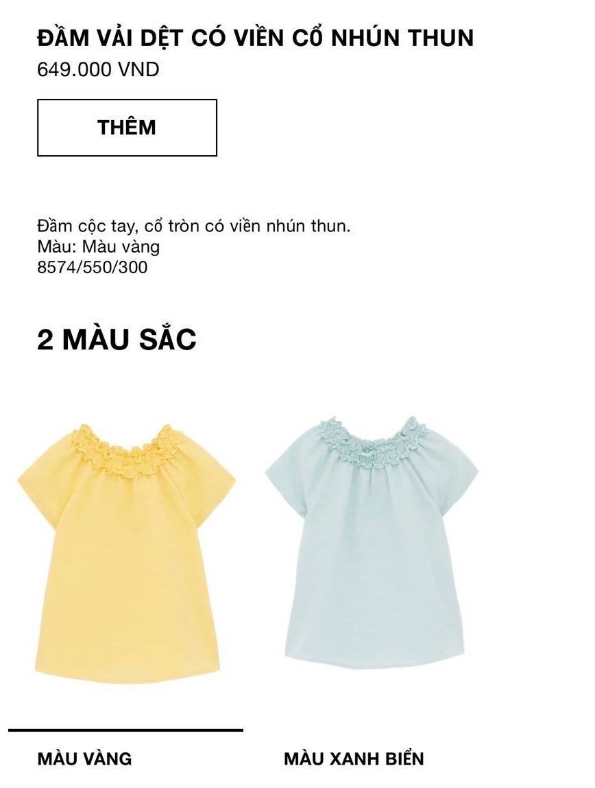 Váy linen Zara cổ nhún chun tay hến 2 màu vàng/xanh mint