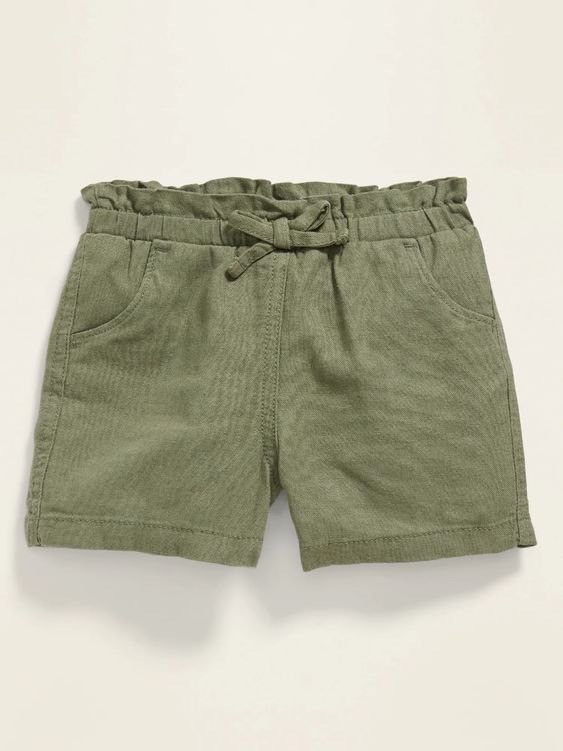 Quần short đũi Oldnavy màu rêu BG