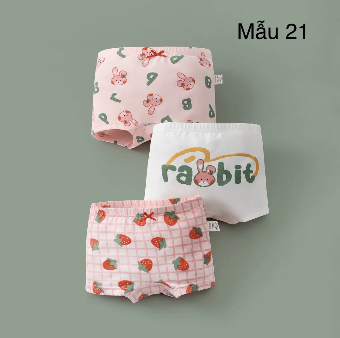 Set 3 chip đùi nhiều mẫu BG size 100 - 160