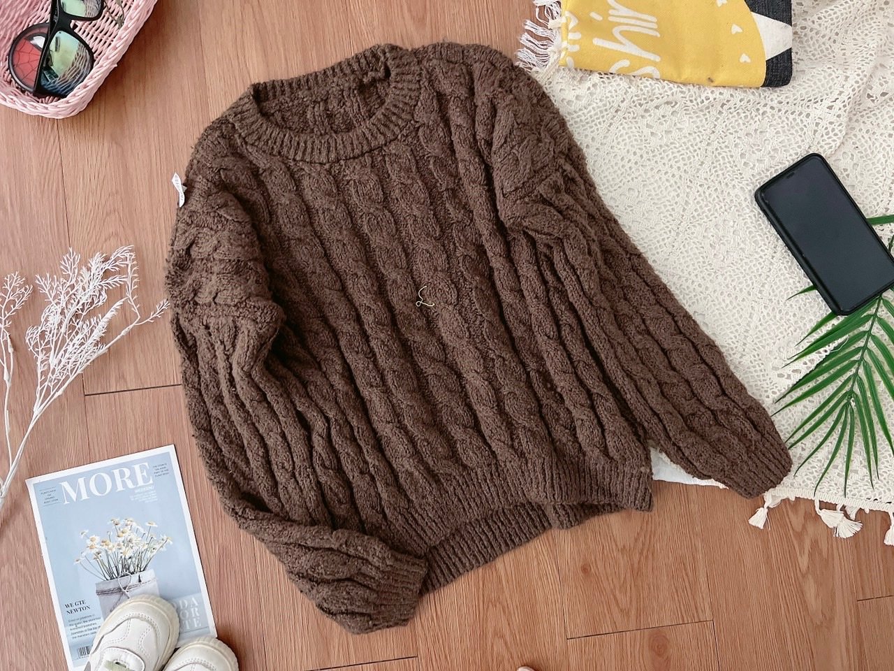 Áo len vặn thừng Abercrombie Kids dòng đại 4 màu BG size 6 - 16y