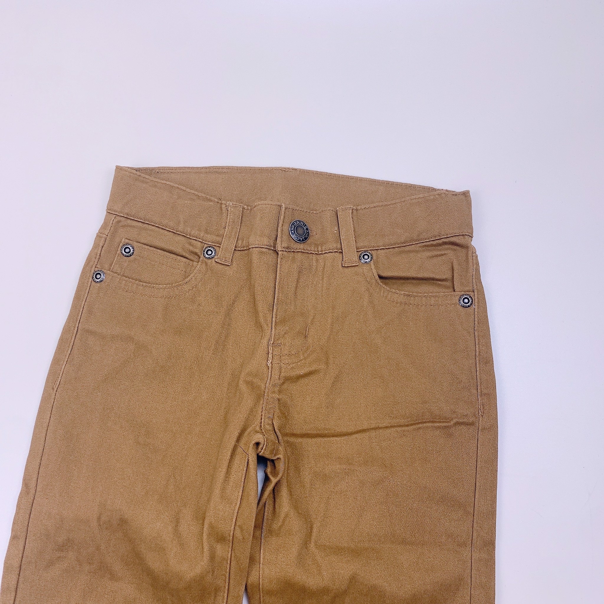 Quần kaki ống đứng Janie & Jack màu nâu / navy BT