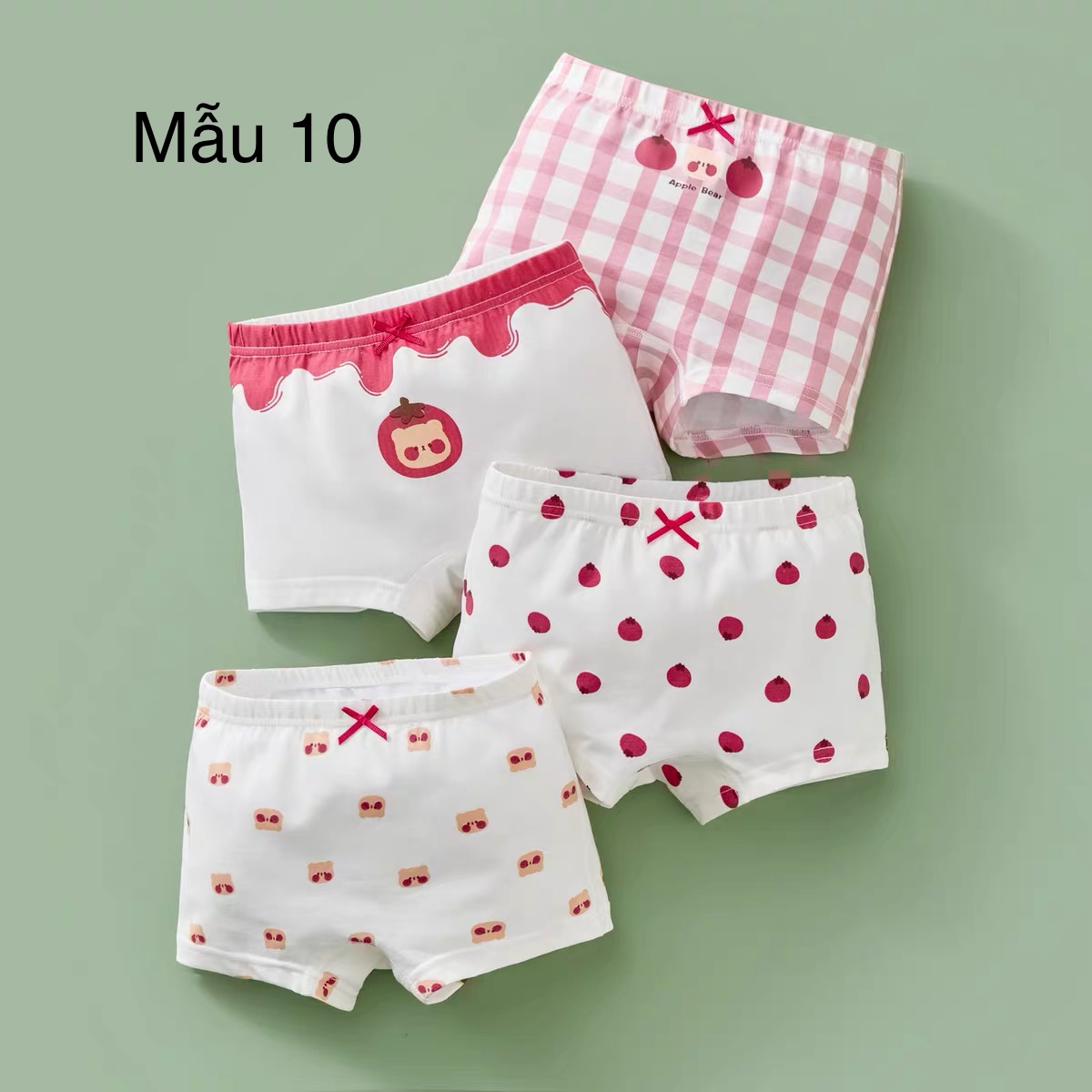 Set 4 chip đùi Bé Gái nhiều mẫu size 100 - 160