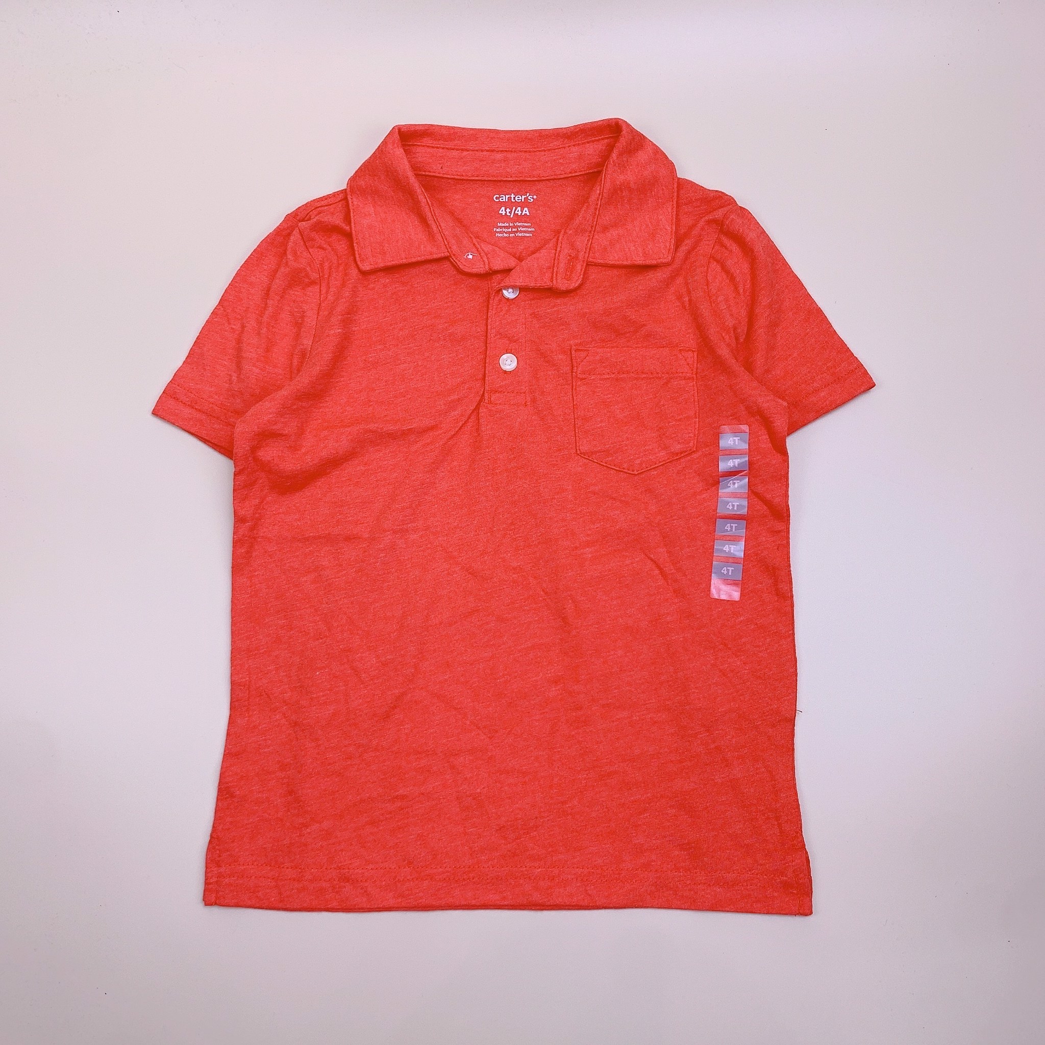 Áo cotton carters cổ đức trơn nhiều màu BT