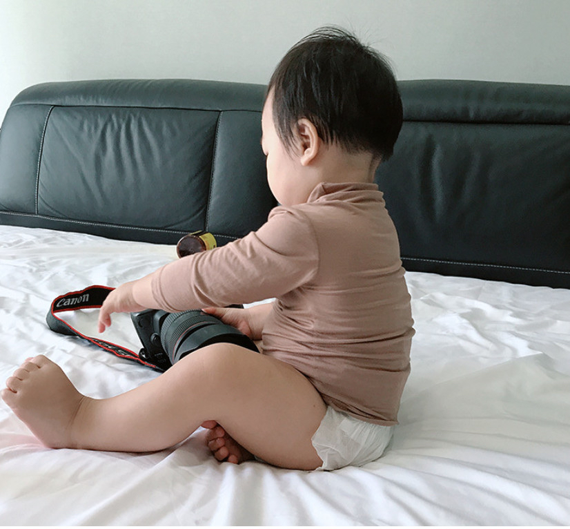 Áo giữ nhiệt cổ 3p Minky mom trơn nhiều màu BTBG