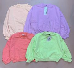 Áo nỉ bông Topten nhiều màu trơn tay nhún size 120 / 130 / 140
