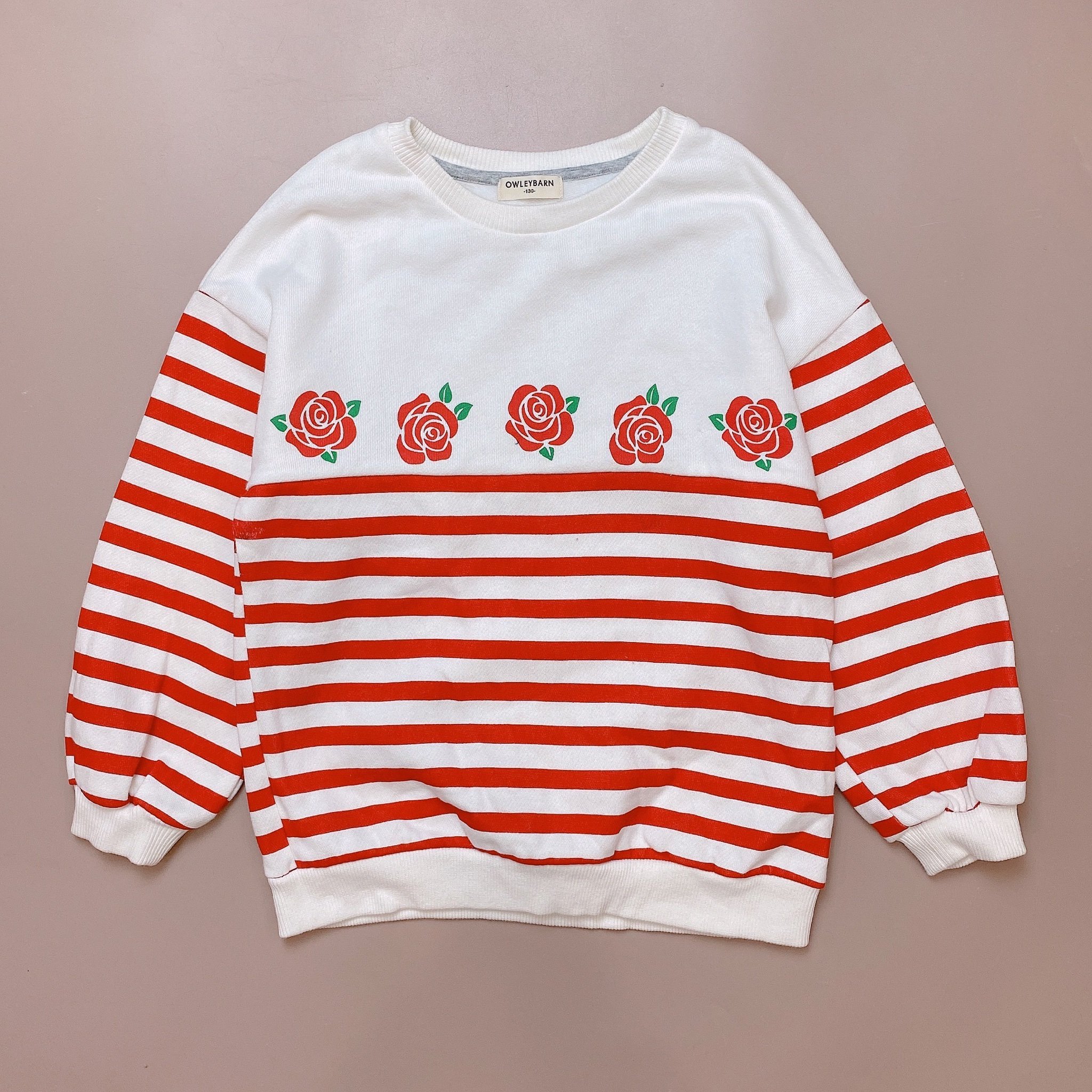 Áo nỉ bông Owley Barn nhiều hình Bé Gái size 110 - 160