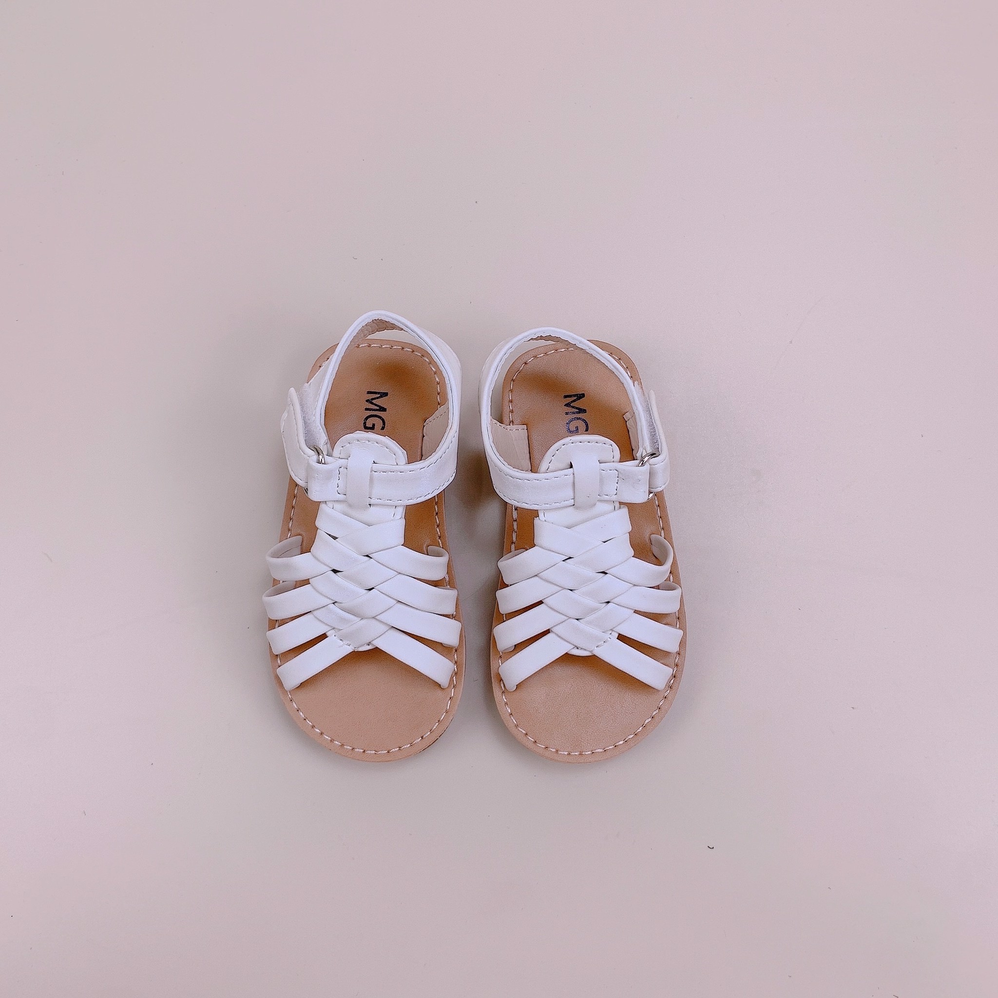 Sandal MG Baby bé gái - quai đan chéo nhiều màu