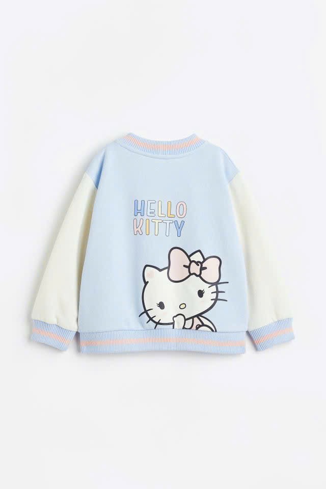 Áo khoác nỉ bomber HM 3 mẫu Bé Gái size 2 - 10y