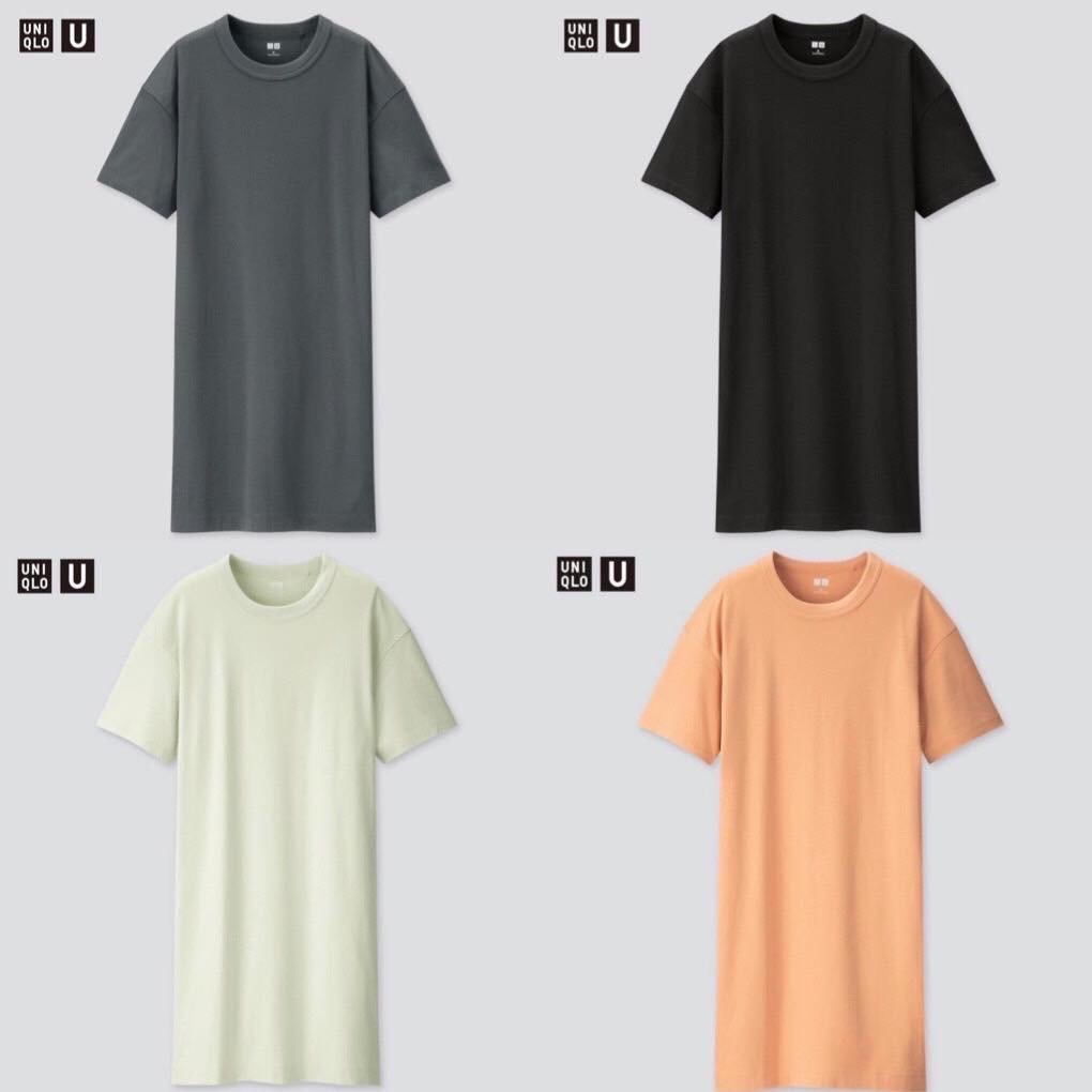 Váy sơ mi Uniqlo dáng A thời trang  WD217