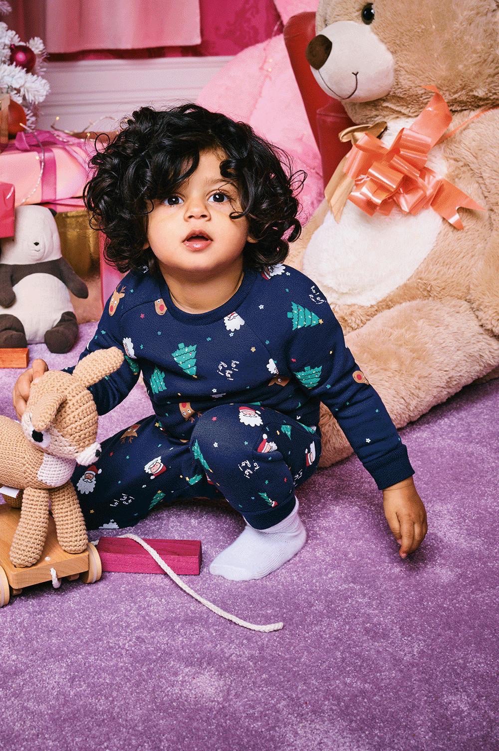 Bộ nỉ lót bông mỏng Primark cho BT - Bảng màu 1