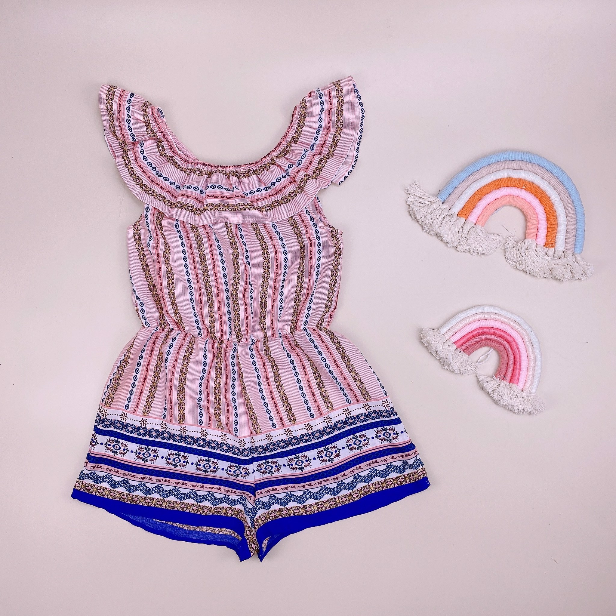 Jumpsuit Heartandarrow voan cát nhiều hoạ tiết BG