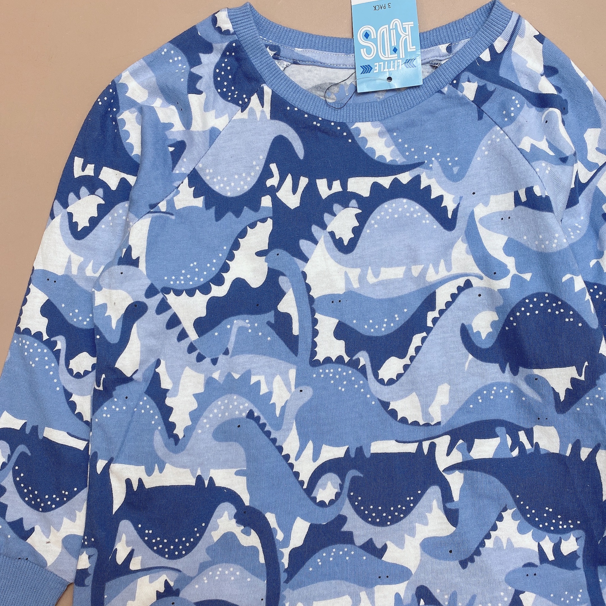 Bộ cotton Matalan nhiều hình khủng long BT size 9m - 6y