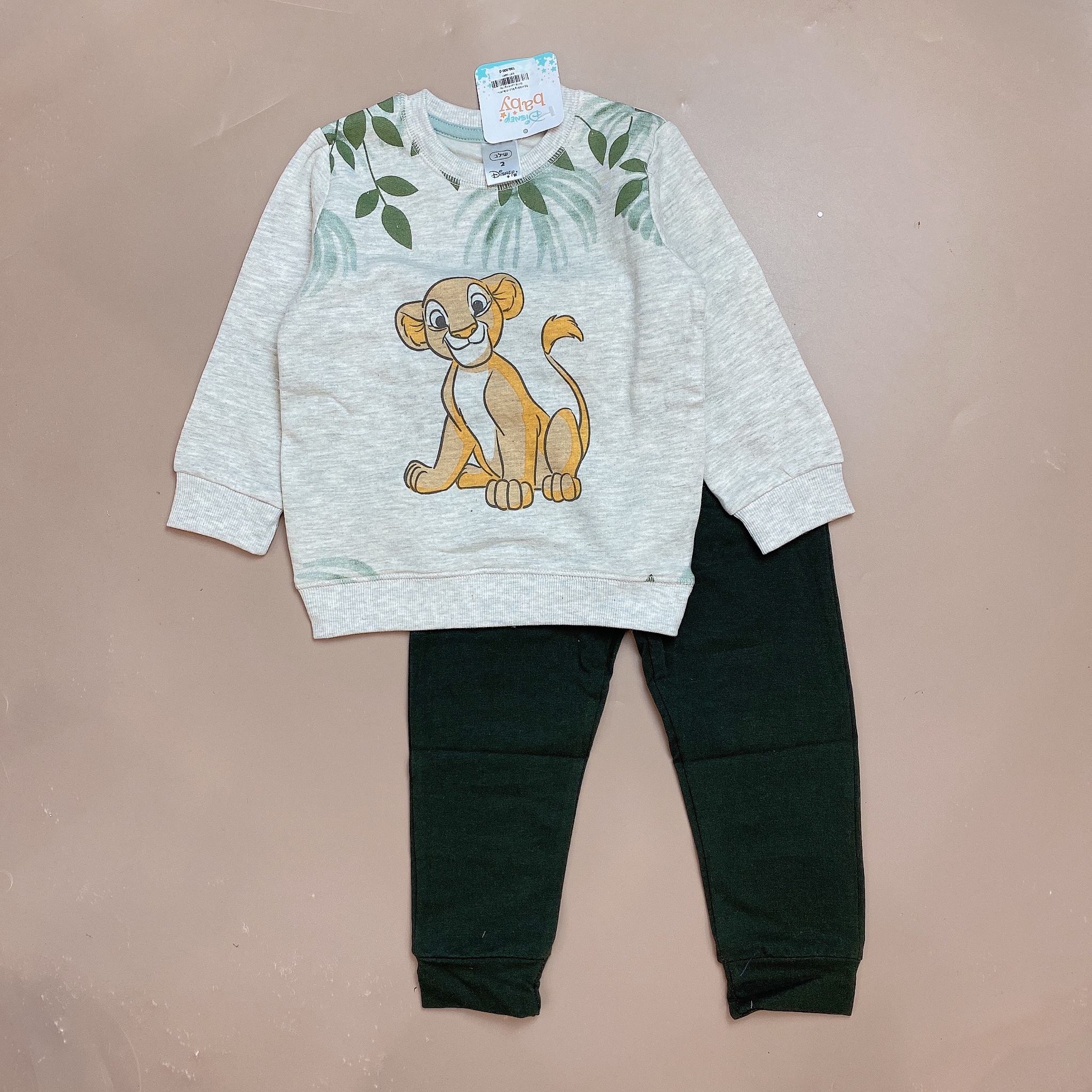 Bộ nỉ bông Muji nhiều hình Disney Bé trai size 2 - 5y