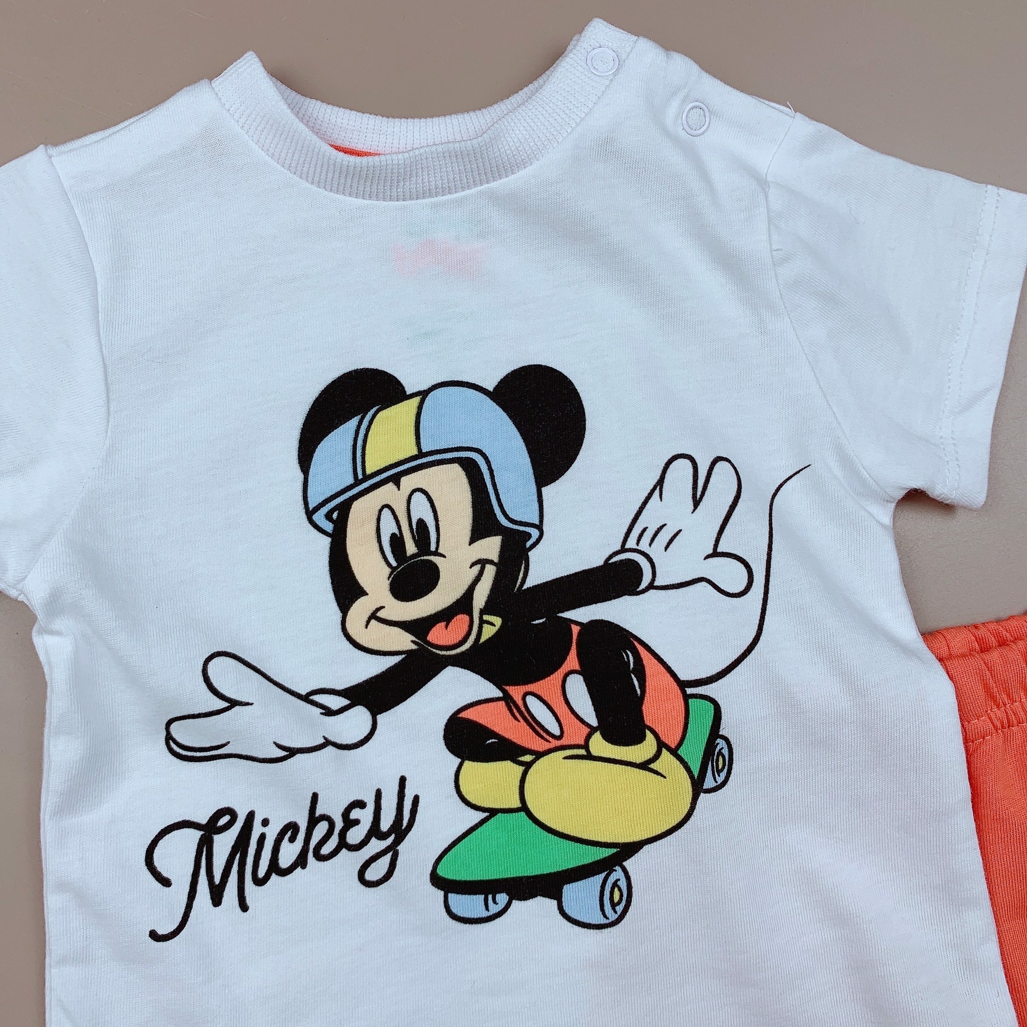Bộ cotton Disney bé trai - Mickey ván trượt
