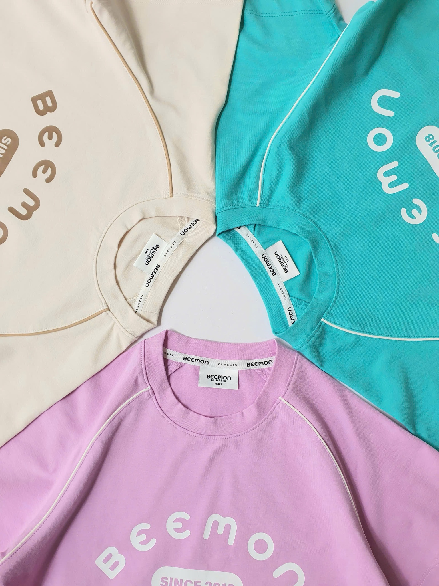 Bộ cotton Bee Mon Classic 3 màu cho bé size 120-160
