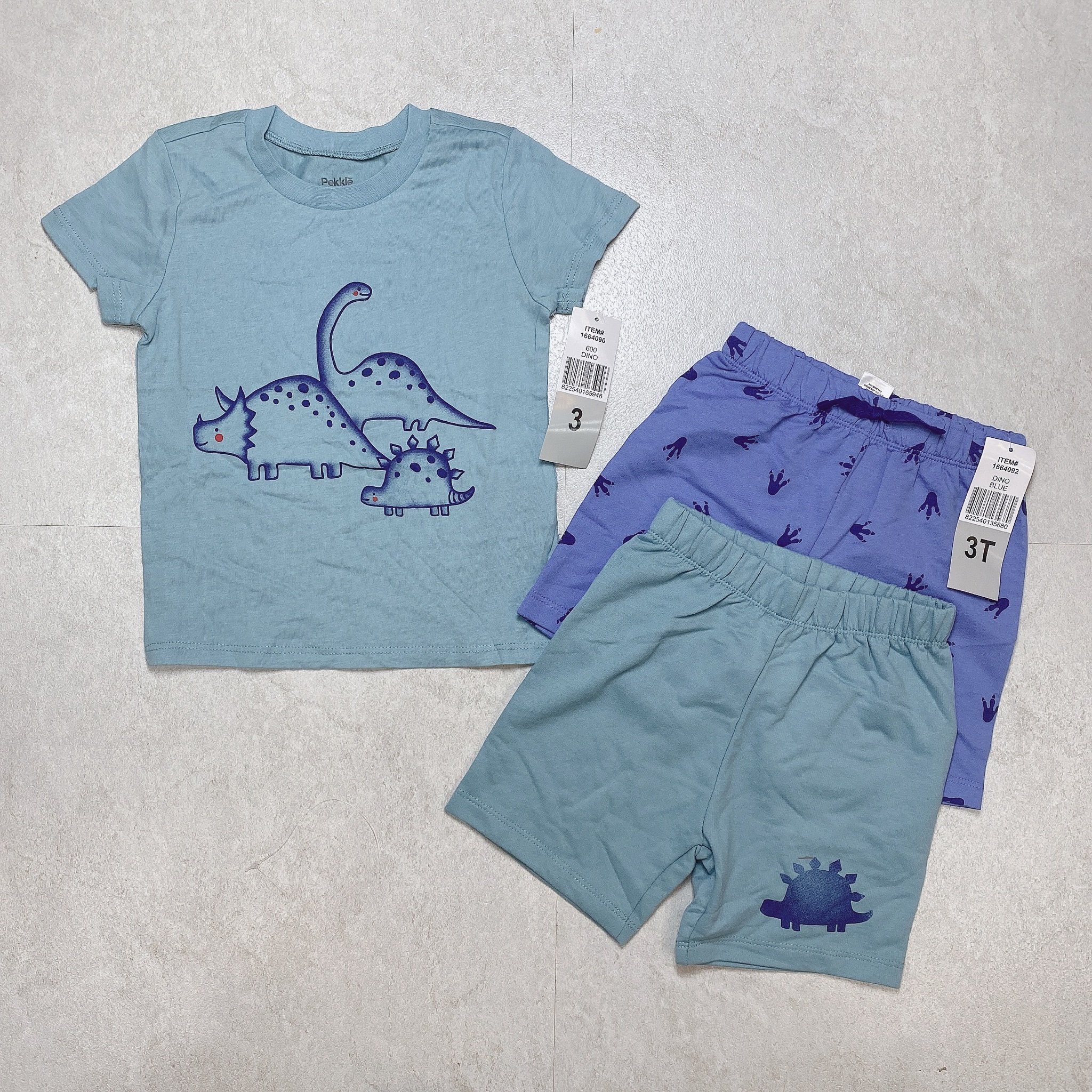 Bộ cotton Pekkle nhiều mẫu Bé Trai size 12m - 5y