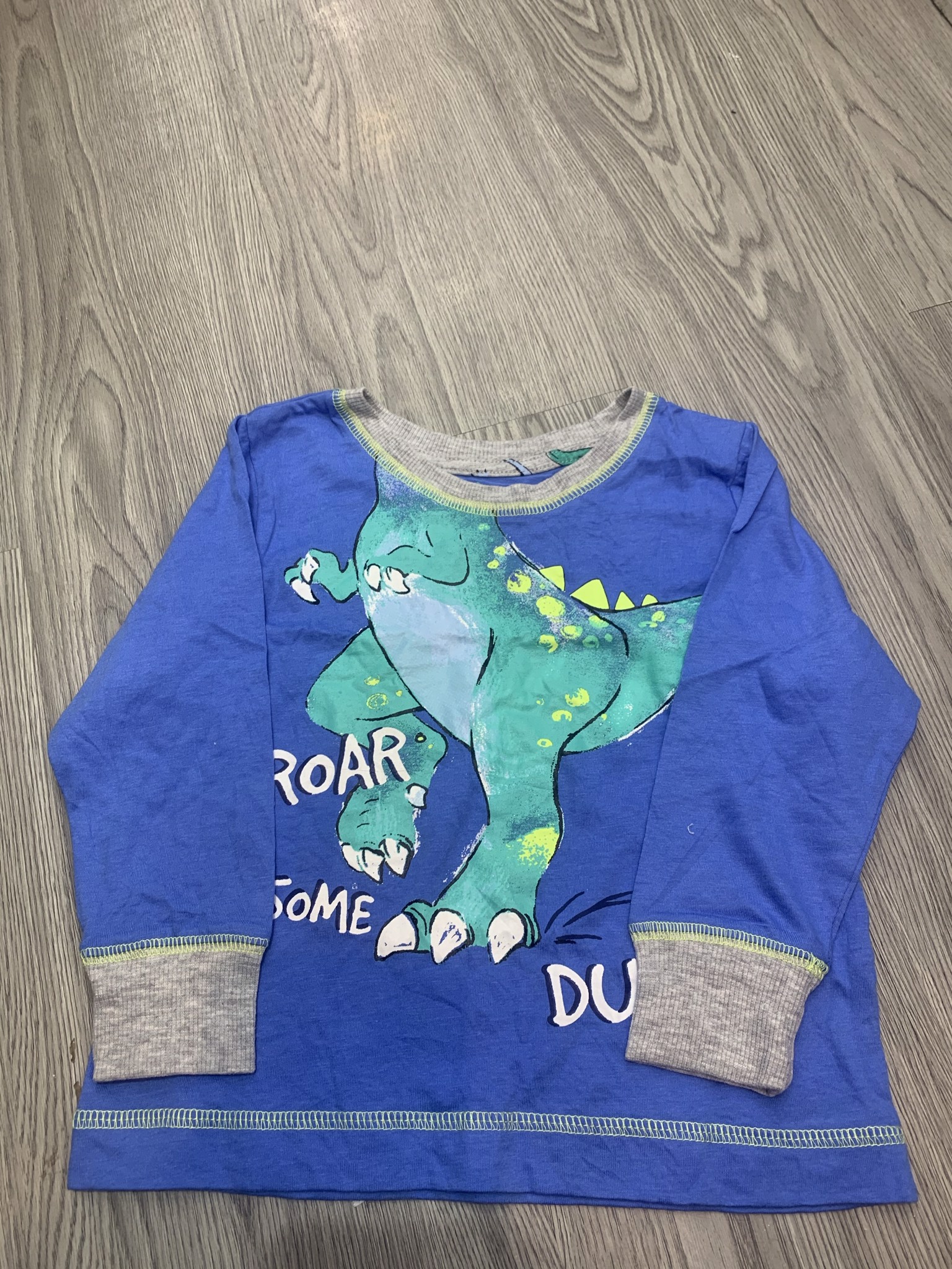 Áo cotton dài tay matalan hình khủng long