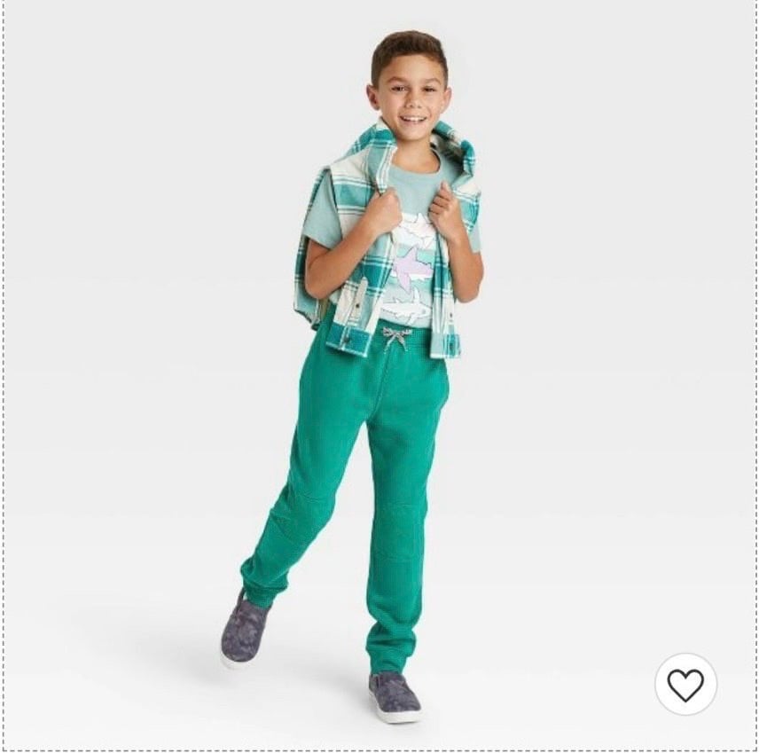 Quần nỉ da cá jogger Cat & Jack nhiều màu size 5-18y
