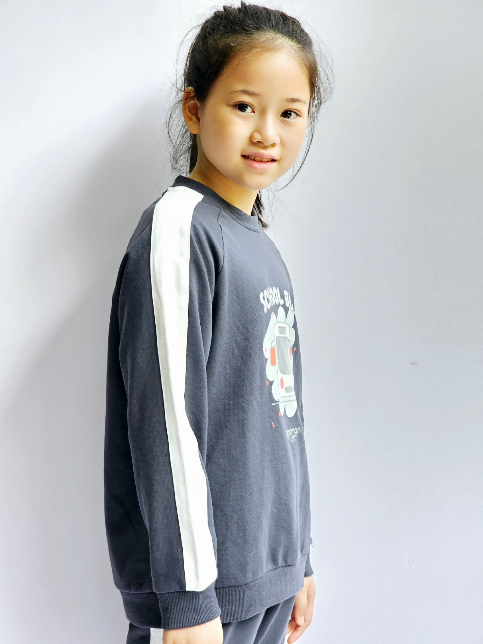 Bộ nỉ da cá Bee Mon School Bus 4 màu BTBG size 120 - 160