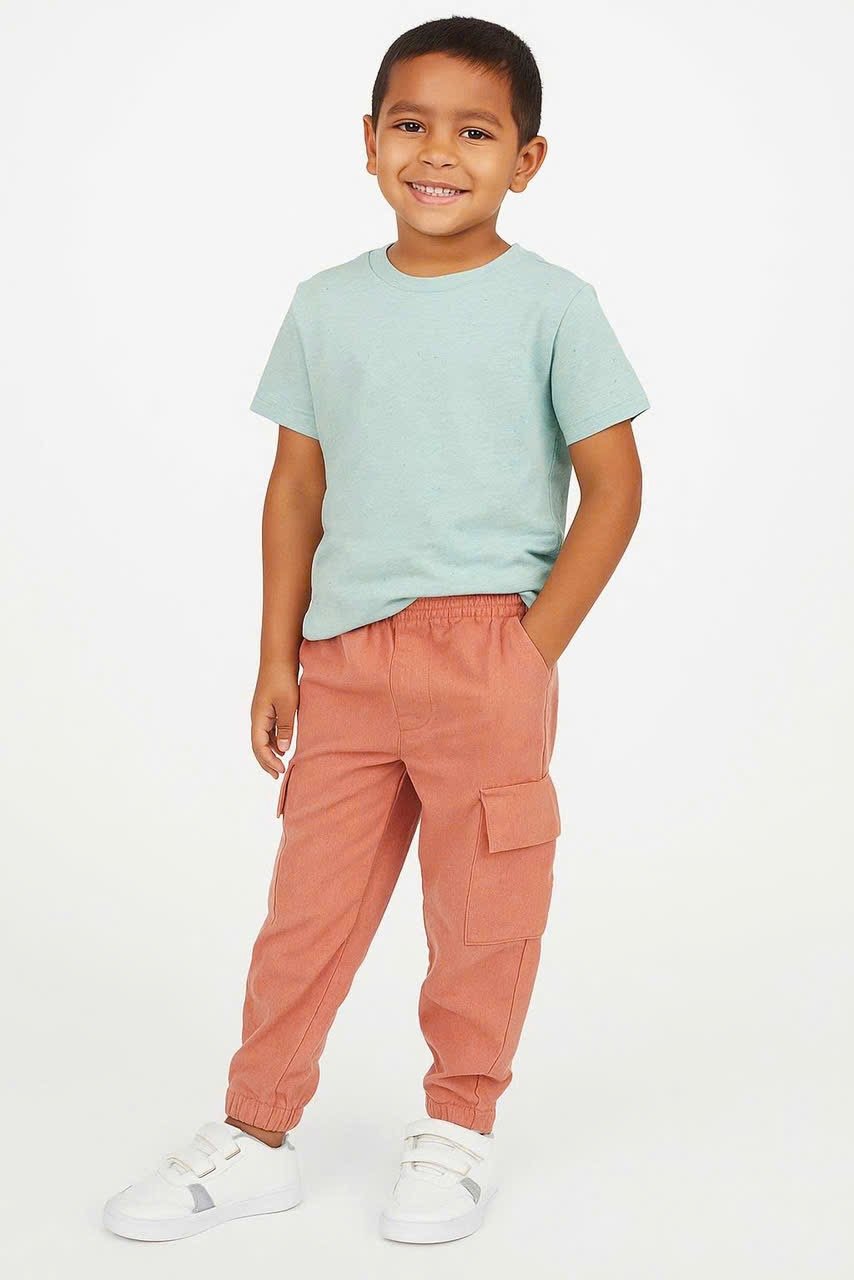 Quần jogger linen ONV dư xịn nhiều màu cho bé size 6-10y