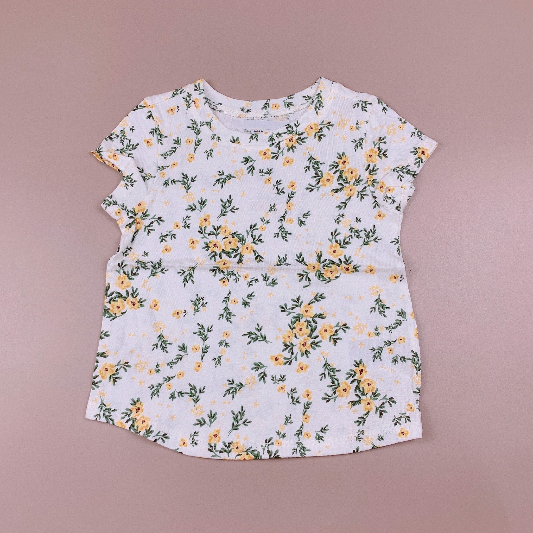 Áo cotton Oldnavy BG 1-5y - họa tiết hoa