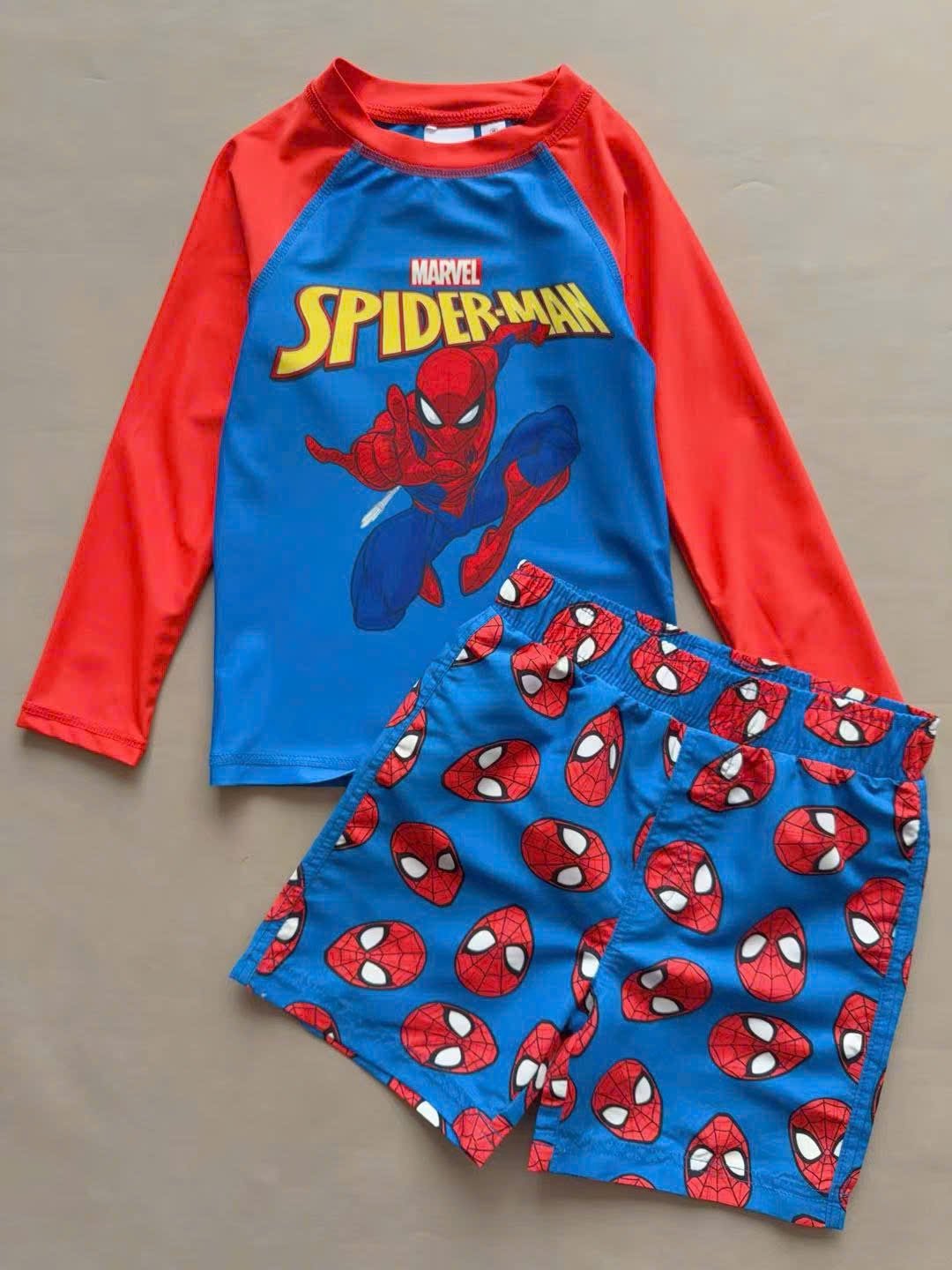 Bộ bơi dư xịn dài tay Marvel, Spiderman, Pawpatrol bé trai size 1-8y